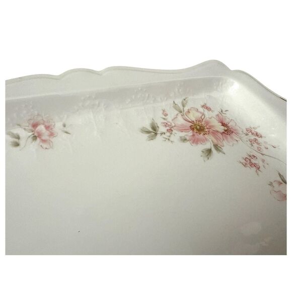 Royal Albert Breath of Spring Sandwich Tray: Vintage Floral Bone China - Picture 5 of 7